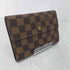 ルイヴィトン LOUIS VUITTON ポルト・トレゾール・エテュイ・パピエ_ダミエ・エベヌ_BRW レディース