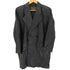 LANAP Nappa sheepskin Made in Hong Kong 香港製 シープナッパ 2B ダブルブレスト ミドル丈 レザーコート レディース JPN:9号