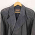 LANAP Nappa sheepskin Made in Hong Kong 香港製 シープナッパ 2B ダブルブレスト ミドル丈 レザーコート レディース JPN:9号
