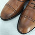 charles tyrwhitt パンチドキャップトゥ 内羽根 レザーシューズ メンズ 7 1/2