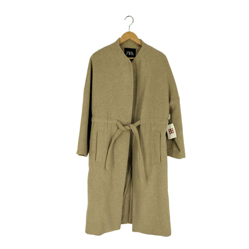 ザラ ZARA ベルトウールブレンドコートベルトウールブレンドコート レディース import:XS