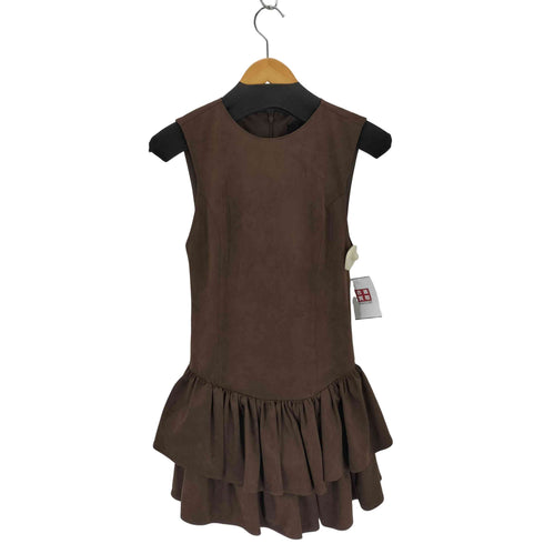 ザラ ZARA フェイクスエードミニドレス レディース import:XS
