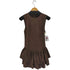 ザラ ZARA フェイクスエードミニドレス レディース import:XS