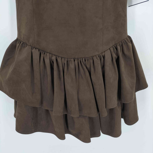ザラ ZARA フェイクスエードミニドレス レディース import:XS