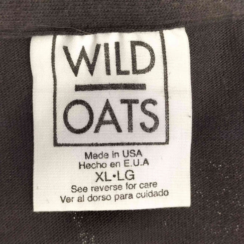 WILD OATS 90s NIRVANA 両面 オーバープリント シングルステッチ 半袖Tシャツ メンズ XL