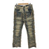 ロアー roar ROAR denim STACKED JEANS ウミヘビ フリンジデニム メンズ 34x33