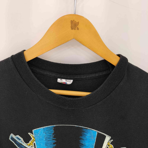 フルーツオブザルーム FRUIT OF THE LOOM 90s バンドプリント シングルステッチ クルーネック 半袖Tシャツ メンズ