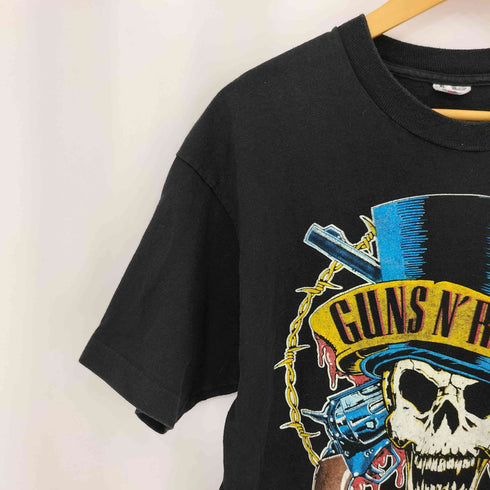 フルーツオブザルーム FRUIT OF THE LOOM 90s バンドプリント シングルステッチ クルーネック 半袖Tシャツ メンズ
