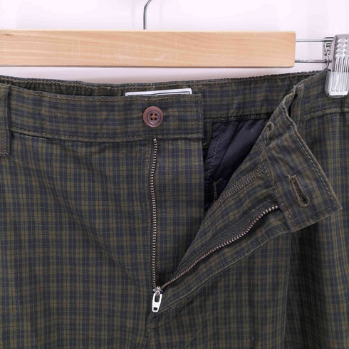 ギャップ Gap BAGGY FIT プレイド タック入りパンツ メンズ JPN:XL