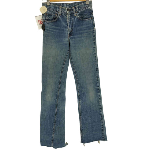 リーバイス Levis 70S USA製 517 ボタン裏 2 42TALON 均等V 脇割 ジップフライ ブーツカット デニム パンツ レディース W28 L36