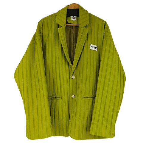 フック HOOK ストライプ テーラードジャケット レディース import:XL
