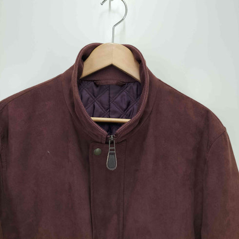 the national trust フェイクスエード ジップアップブルゾン メンズ JPN:XL