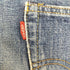 リーバイス Levis 70S 302 ボタン裏刻印無 SCOVILL ZIP ポケット裏 シングル BIG E 赤耳 フロント スナップボタン オレンジステッチ ジップフライ デニムパンツ ボーイズ規格 レディース