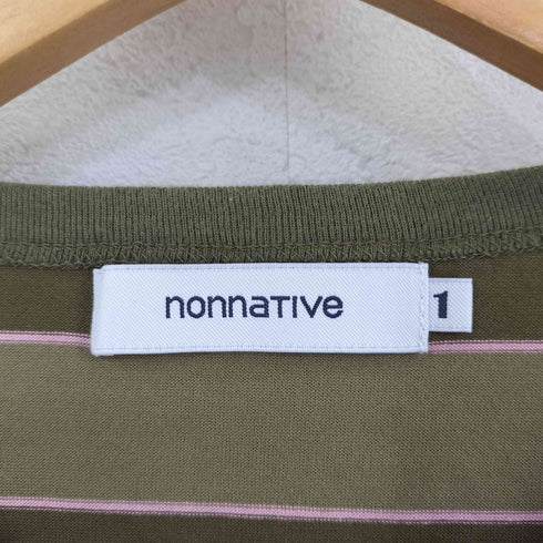 ノンネイティブ nonnative DWELLER S/S TEE COTTON JERSEY BORDER メンズ JPN:1