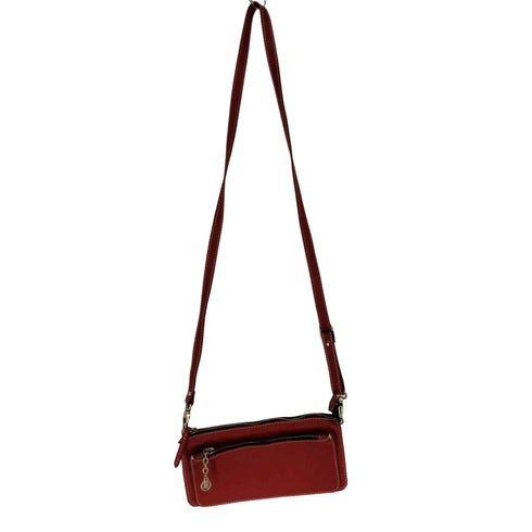 ランバンコレクション LANVIN COLLECTION レザー シボ革 ショルダーバッグ レディース