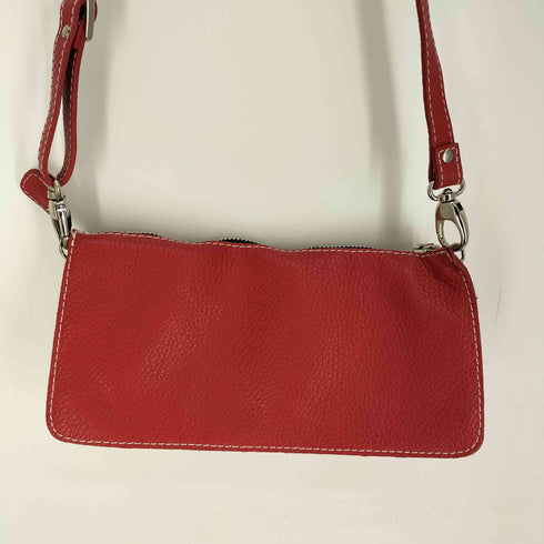 ランバンコレクション LANVIN COLLECTION レザー シボ革 ショルダーバッグ レディース