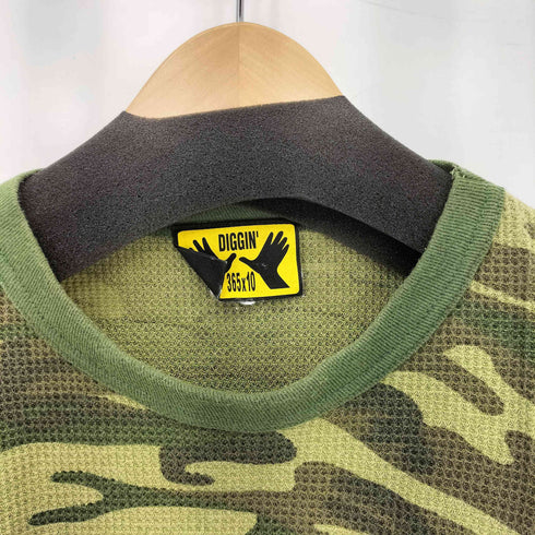 ロスコ ROTHCO DIGGIN 365 サーマルカモ クルーネックTシャツ メンズ JPN:L
