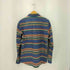 ミスタージェントルマン MISTERGENTLEMAN マルチボーダー L/S シャツ メンズ L