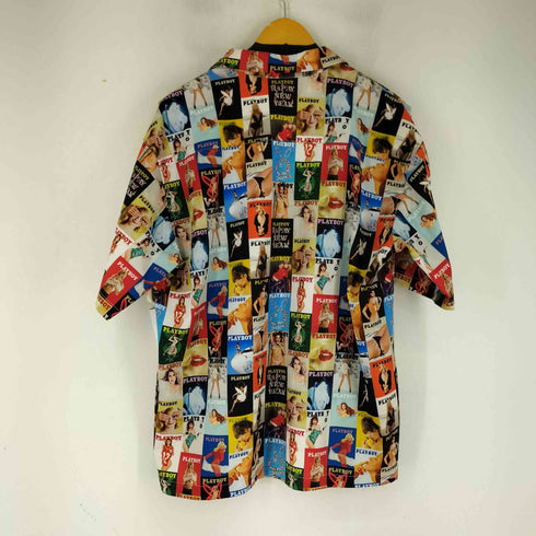 プレイボーイ PLAYBOY S/S 総柄オープンカラーシャツ メンズ JPN:L