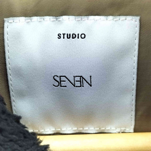 スタジオセブン STUDIO SEVEN チェック ボアフリースジャケット メンズ JPN:M