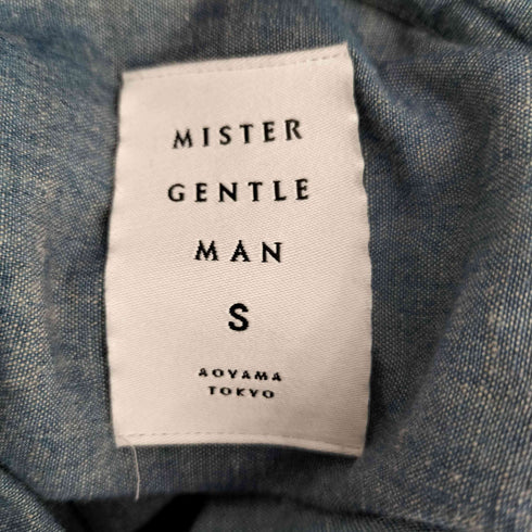 ミスタージェントルマン MISTERGENTLEMAN DOUBLE FRONT SHIRT メンズ S