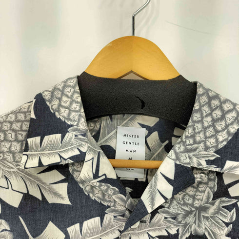 ミスタージェントルマン MISTERGENTLEMAN CAMP COLLAR FLOWER PATTERNED SHIRT メンズ M