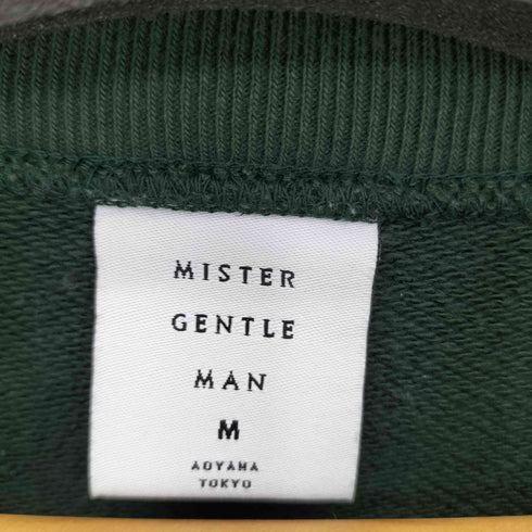 ミスタージェントルマン MISTERGENTLEMAN MESH FRONT POCKET SWEAT メンズ M
