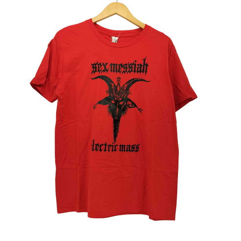 Electric Massブラックメタル デスメタル アートワーク プリント S/S Tシャツ メンズ import:L