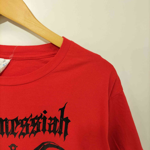 Electric Massブラックメタル デスメタル アートワーク プリント S/S Tシャツ メンズ import:L