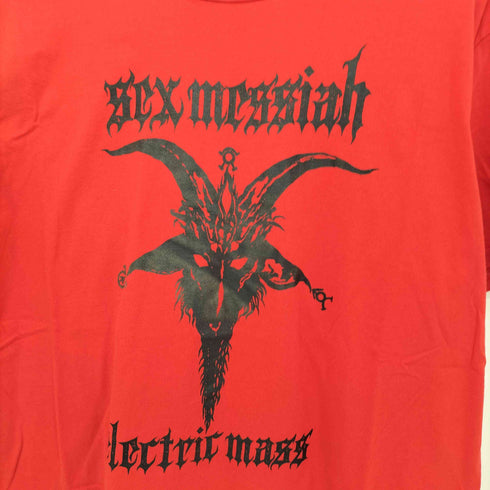 Electric Massブラックメタル デスメタル アートワーク プリント S/S Tシャツ メンズ import:L