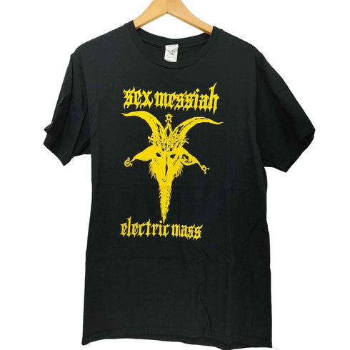 Electric Massブラックメタル デスメタル アートワーク プリント S/S Tシャツ メンズ import:L
