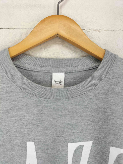 ジャジースポート JAZZY SPORT フロントプリントクルーネックTシャツ メンズ XL