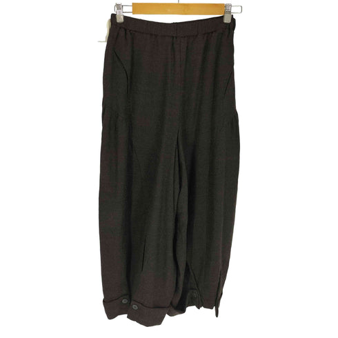 ジウ 慈雨 サイドジップアップ ウール混 パンツ メンズ FR:38-40