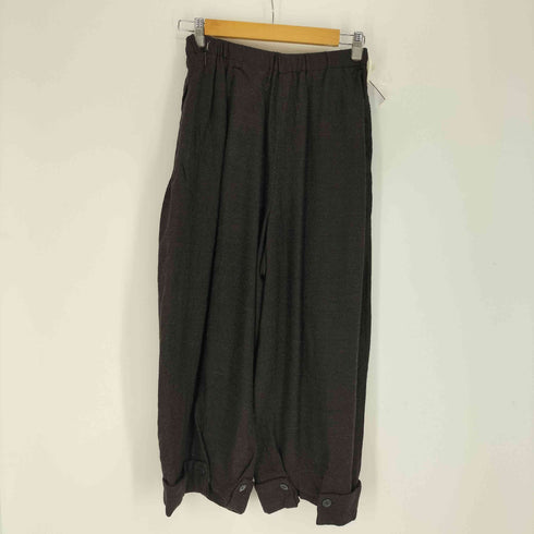 ジウ 慈雨 サイドジップアップ ウール混 パンツ メンズ FR:38-40