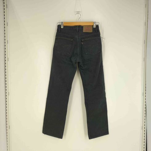リーバイス Levis 90S ボタン裏552 サンアンジェロ工場 USA製 501 後染めブラック ボタンフライデニム レディース W28/L34