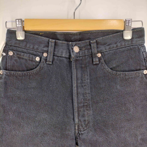 リーバイス Levis 90S ボタン裏552 サンアンジェロ工場 USA製 501 後染めブラック ボタンフライデニム レディース W28/L34