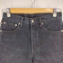 リーバイス Levis 90S ボタン裏552 サンアンジェロ工場 USA製 501 後染めブラック ボタンフライデニム レディース W28/L34