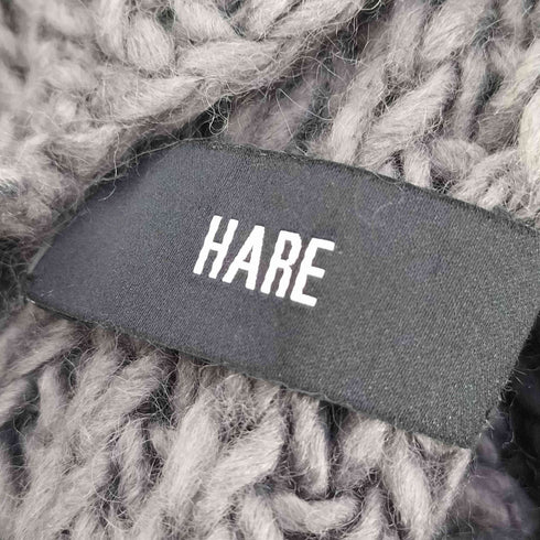 ハレ HARE 2トーンケーブルマフラー レディース