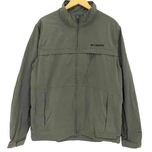 コロンビア Columbia OMNI-SHIELD ロゴ刺繍 裾ドローコード 裏地メッシュ ブルゾン メンズ import:L