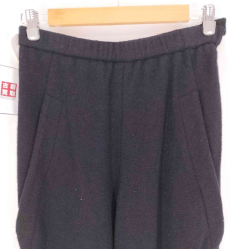 ジウ 慈雨 サイドジップアップ ウール スウェット パンツ メンズ FR:38-40