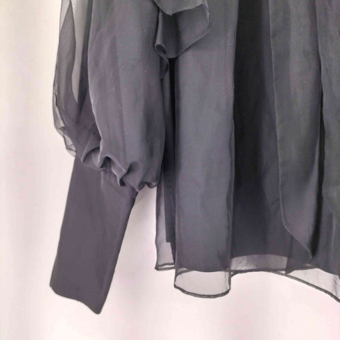 リリーブラウン Lily Brown オーガンザラッフルフリルボウブラウス レディース ONE SIZE