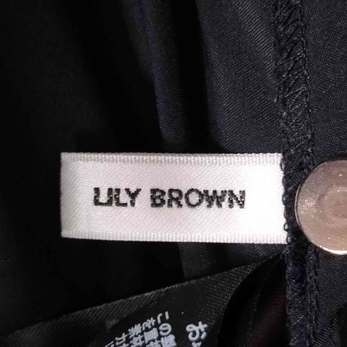 リリーブラウン Lily Brown オーガンザラッフルフリルボウブラウス レディース ONE SIZE