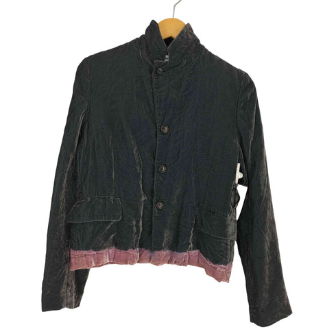 コムデギャルソンコムデギャルソン COMME des GARCONS COMME des GARCONS AD2008 09SS コムコム 脱色期 オマージュ 4B ベロア テーラード ジャケット レディース JPN:S
