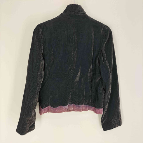 コムデギャルソンコムデギャルソン COMME des GARCONS COMME des GARCONS AD2008 09SS コムコム 脱色期 オマージュ 4B ベロア テーラード ジャケット レディース JPN:S