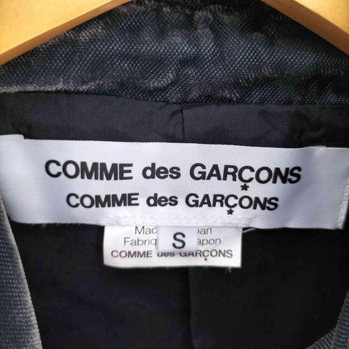 コムデギャルソンコムデギャルソン COMME des GARCONS COMME des GARCONS AD2008 09SS コムコム 脱色期 オマージュ 4B ベロア テーラード ジャケット レディース JPN:S