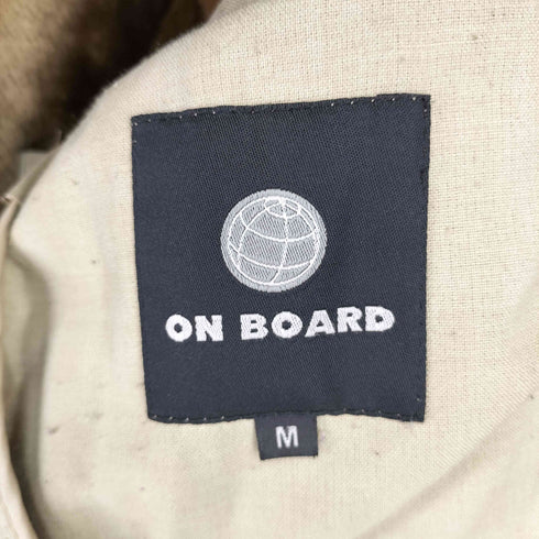 オンボード On board フェイクムートンコート ハーフコート メンズ JPN:M