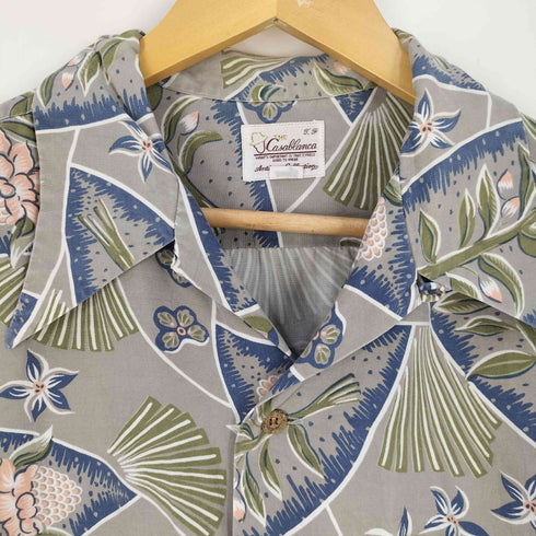 casablanca ANTIQUE COLLECTION 総柄 オープンカラーシャツ メンズ JPN:M