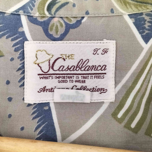 casablanca ANTIQUE COLLECTION 総柄 オープンカラーシャツ メンズ JPN:M