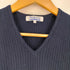 バーバリーブルーレーベル BURBERRY BLUE LABEL コットンナイロン Vネックニット レディース import:M