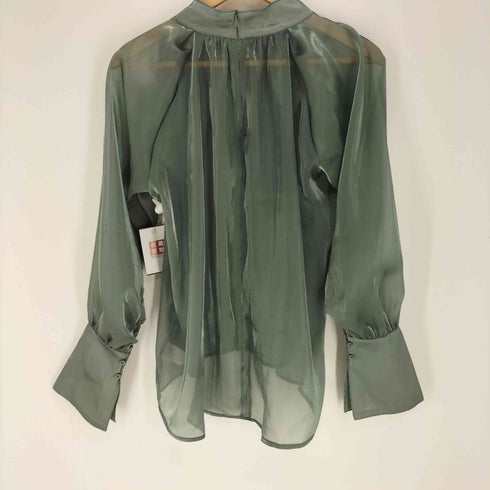 ANDREA&CO. オーガンジーハイネックブラウス レディース JPN:M